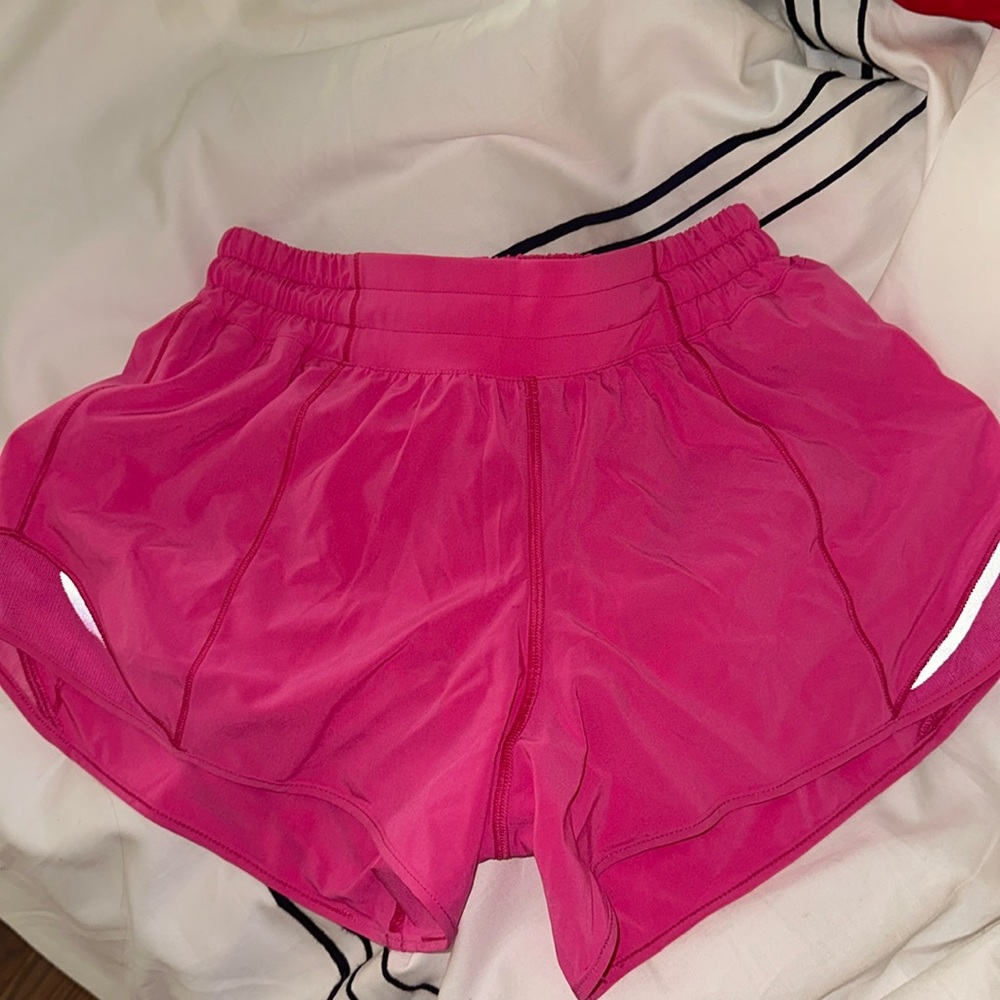 Lululemon hot pink shorts